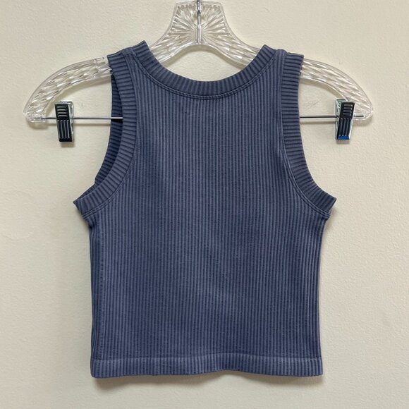 Aura Ribbed Racerback Tank Top - Picture 2 of 3